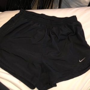 all black nike dri fit shorts